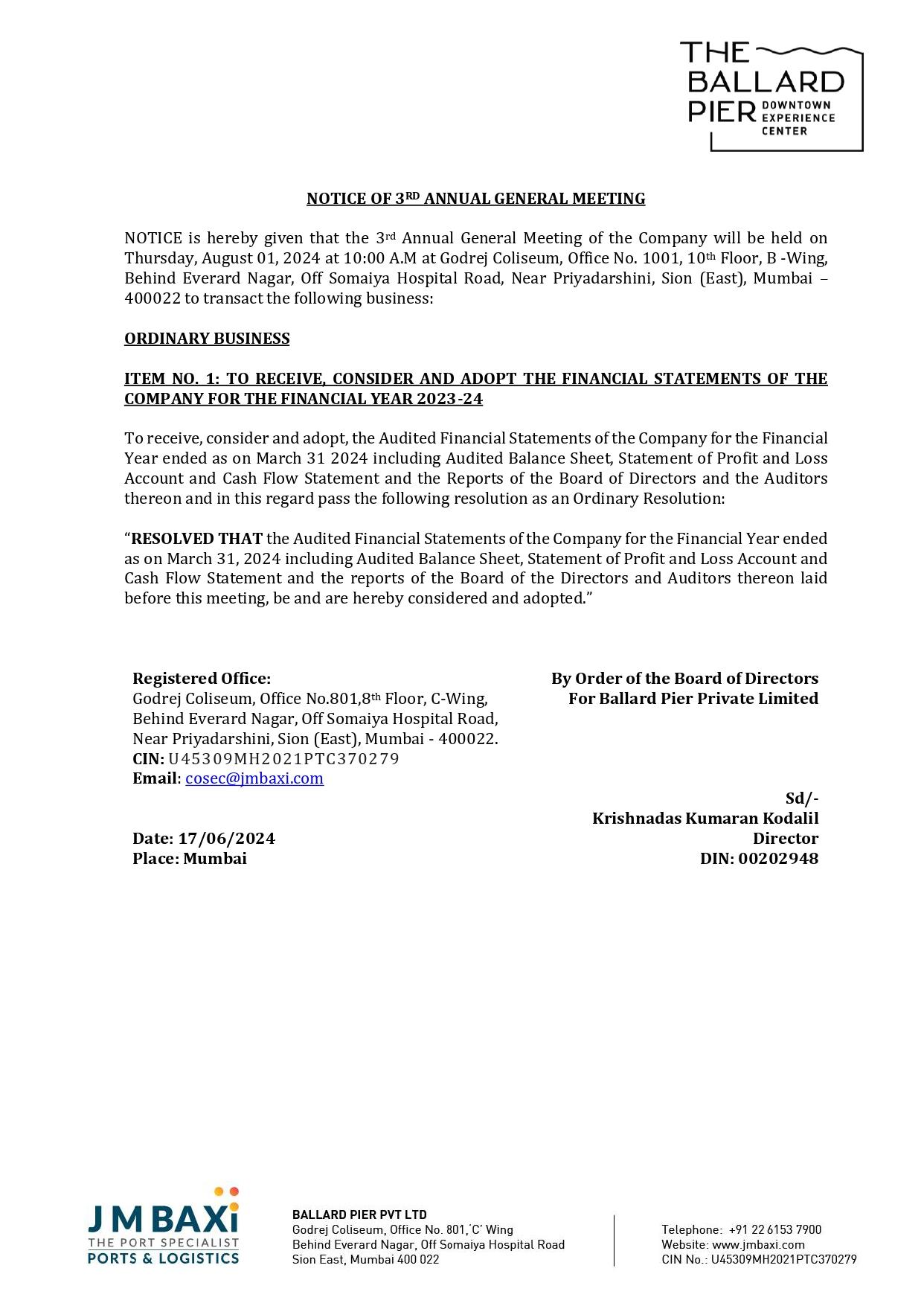 AGM Notices 2024 – page 1